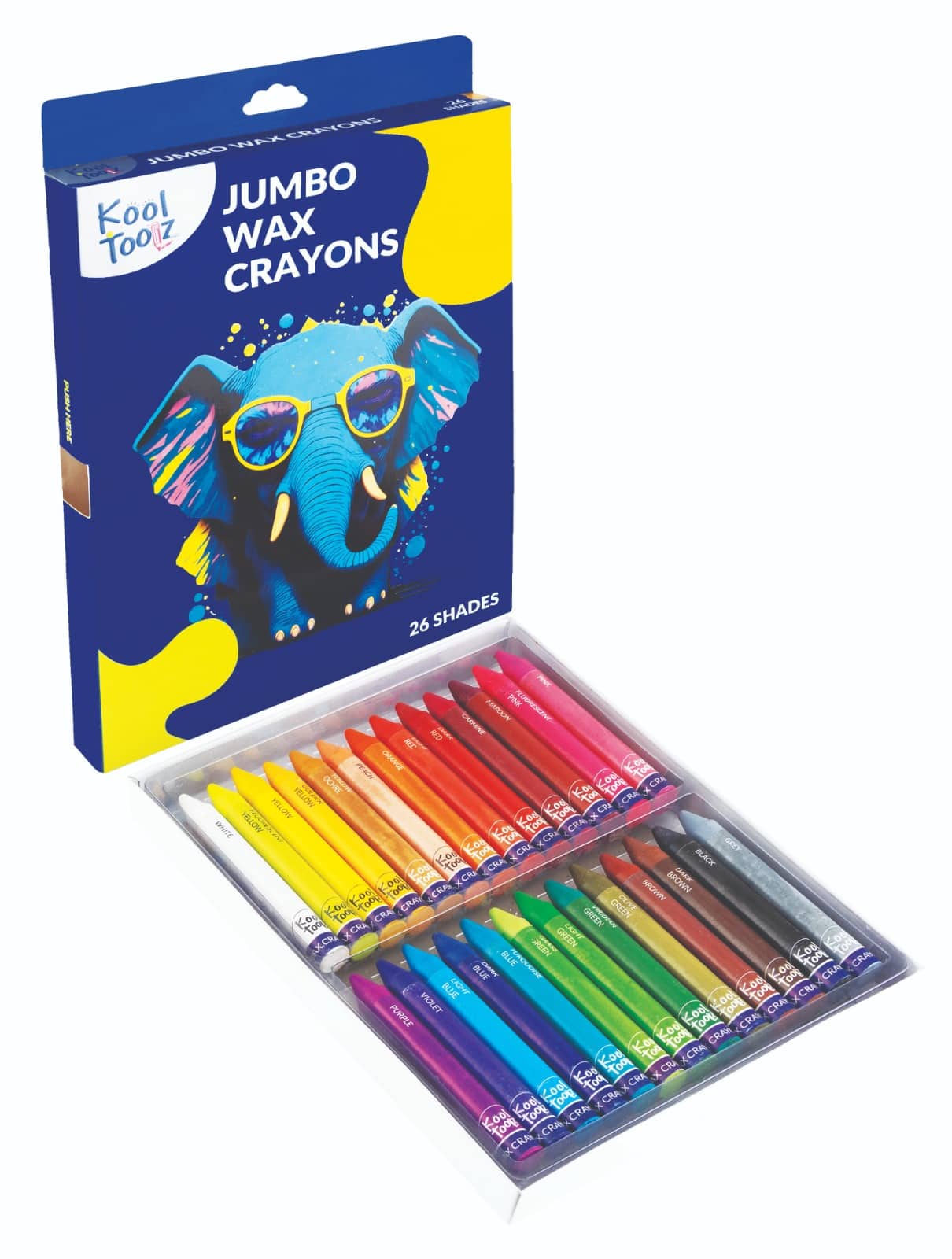 Kool Jumbo Wax Crayons